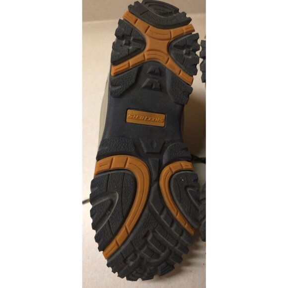 Skechers Skech-Tex Waterproof Brown Leather Lace Up Ankle Work Boots Mens Size 6 - Picture 14 of 16